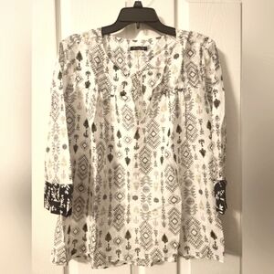 Patterned Women's Top - Multicolor